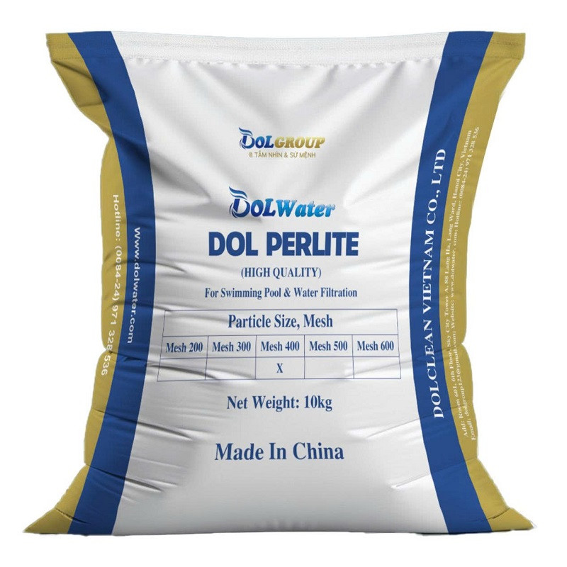 Chất trợ lọc dol perlite mesh 400 10kg
