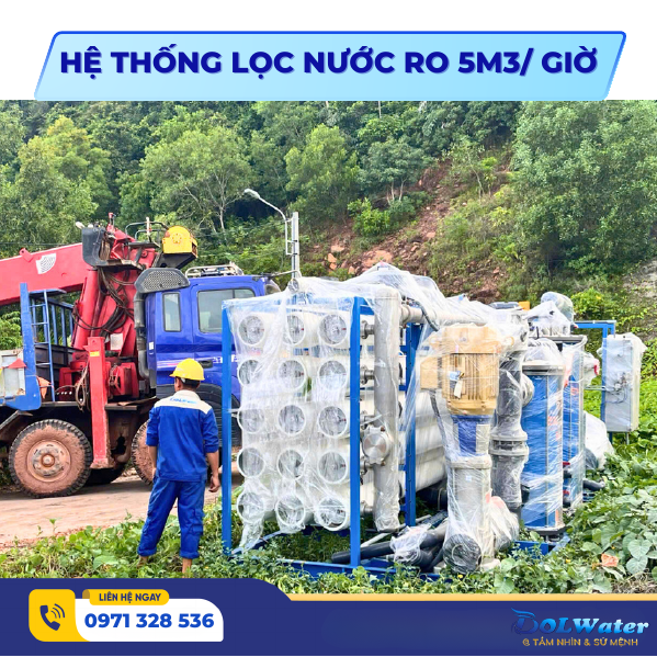 Hệ thống lọc nước RO 5m3/ giờ