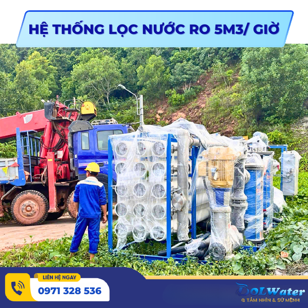 Hệ thống lọc nước RO 5m3/ giờ