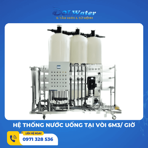 Hệ thống nước uống tại vòi 6m3/ giờ