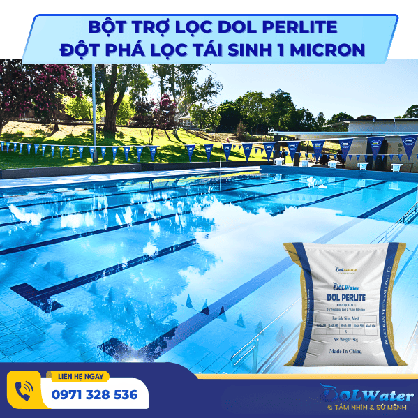 Bột trợ lọc Dol Perlite: Đột phá lọc tái sinh 1 micron