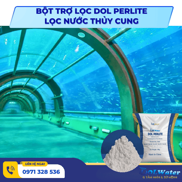 Bột trợ lọc Dol Perlite - lọc nước thủy cung