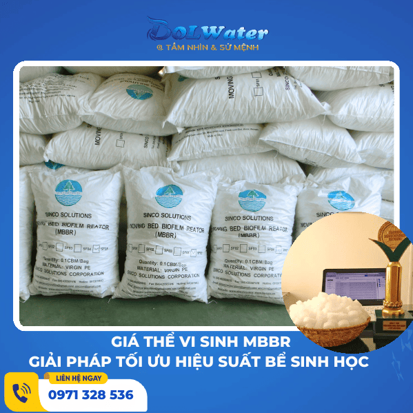 Giá thể vi sinh MBBR - Giải pháp tối ưu bể sinh học